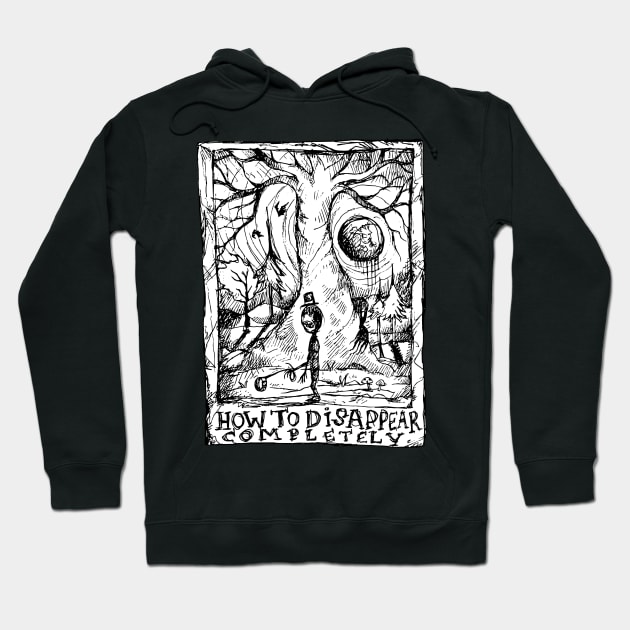 How to Disappear Completely - Illustrated Lyrics Hoodie by bangart